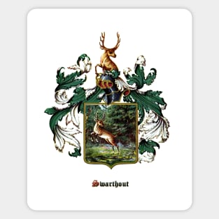 Swarthout Family Coat of Arms and Crest Sticker